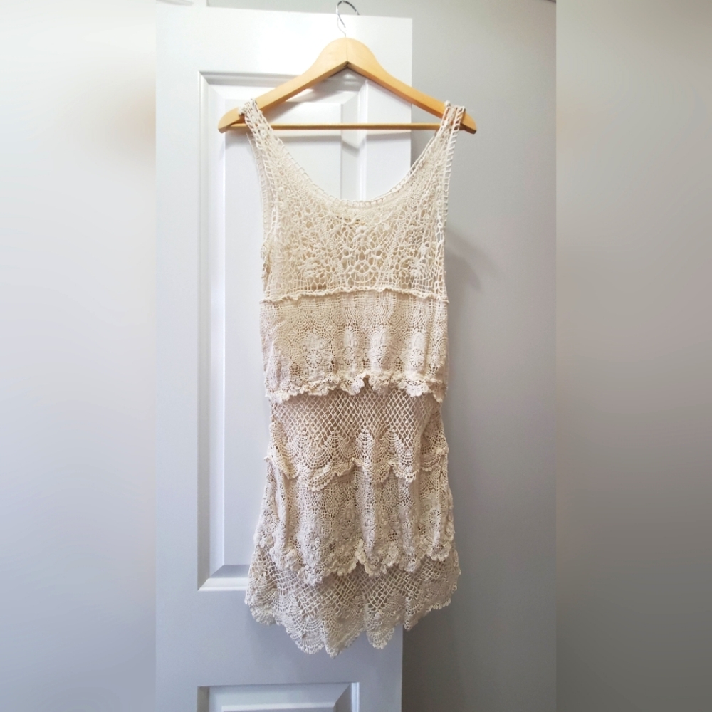 America Eagle Crochet Dress Size Small